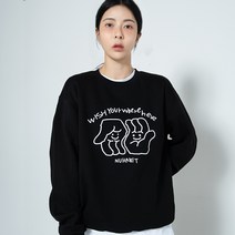 뉴해빗 - HANDS (DSMNH-1063) 기모 맨투맨