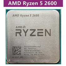 CPU 컴퓨터씨피유AMD-Ryzen 5 2600 R5 3.4 GHz 6 코어 12 65W CPU 프로세서 YD2600BBM6IAF 소켓 AM4 라이