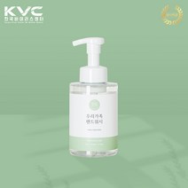 [엄마랑아기랑] 우리가족 핸드워시 폼 손세정제 거품비누 핸드솝 500ml, 1개