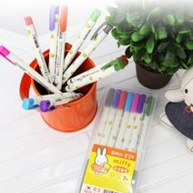 동아 미피 노크식 유성볼펜00032588 0.5바이올렛, 1개, 색상