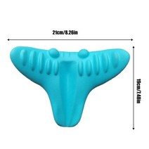 목에좋은경추베개 코골이방지베개 통증 완화를 위한 목 마사지 베개 지지 자궁 경부 견인 장치 스트레처, 02 140g Butterfly