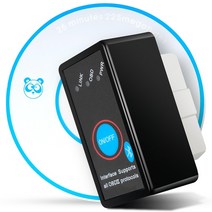 배터리테스터 배터리진단기 자동차배터리테스터기 블루투스 OBD2 스캐너 코드 리더 BMW Audi VW Volvo AMG Mercedes Benz Peugeot Ford Mitsu, 01 Black_01 V2.1 OBD2 Scanner
