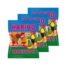 하리보 트로피프루티 젤리 과일사탕 3포켓 200g