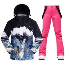 보드복 홀리데이 언바인드 카레타 스노우보드 멜빵 바지 상의 자켓 새로운 두꺼운 따뜻한
