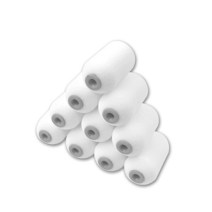 ROLLINGDOG 소형 페인트 롤러 6개 미니 페인트 롤러 키트 - 폼 롤러가 있는 5.1cm(2인치) 롤러 프레임 극세사 롤러 커버 벽 캐비닛 문 찬장용 페인팅 도구, 10pc 2