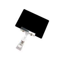 [위드정우] 수기용 물백묵 블랙칠판 쇼카드 집게 SET(100개), A4 1/4 100개1묶음