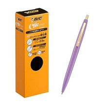Bic 재팬 빅 매끄러운 유성 볼펜 클릭 골드 0.5 라벤더 12 개 CFCGLAV05BLKJ 퍼플, EMS(발송 후 약 3~5 일 도착)