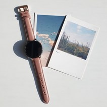 바나나랜드 갤럭시워치 프리미엄 레더 밴드 가죽 스트랩 20mm 호환