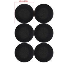 60mm 직경의 이어 패드 커버 직경 헤드폰 이어폰 이어 모퍼 교체 된 오래된 이어 패드를 착용하기 편리