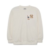 엠엘비 MLB 키즈 맨투맨 티셔츠 래빗 NY 크림