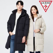[게스진]게스 MM4W9895 공용 후드 롱다운 점퍼