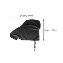 트레일러 카라반 커버 hitch caravan trailer cover 방수 견인 잠금 커플링 캡 보호대 oxford winter snow tongue jackcovers rv, 검은색, 87x62cm