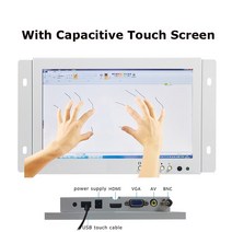 [LCD모니터] 7 인치 1024x600 169 와이드 스크린 화이트 컬러 의료용 소형 VGA HDMI 오픈 프레임 터치 모니터, 03 Capacitive Touch