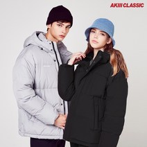 아키클래식 뱅가드 로열 덕다운 패딩 점퍼 남녀공용 커플 후드패딩