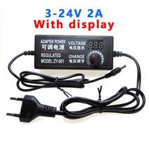 파워서플라이 전원공급장치 컴퓨터 DC전원 전원 공급 장치 어댑터 AC DC 3V 5V 9V 12V 24V 36V 1A 2A 3A 5A 10A 변압기 220V 조절 가능 디스플레, 44.With 8PCS Adapter - 3V  24V