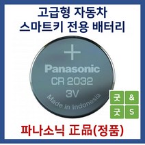 파나소닉 굿앤굿스 자동차 스마트키용 베터리 건전지 CR2032 윈스톰, 1개, 1개입