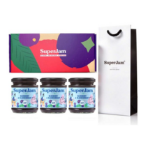 슈퍼잼 블루베리잼 212g x 3p + 선물박스 + 쇼핑백, 1세트