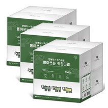 한예지 브리토 뽑아쓰는 천연펄프 키친타올 150매, 4개입, 3개