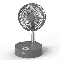 홍홍마켓 접이식 휴대용 탁상용 미니 선풍기 올인원 가습기 캠핑용, 그레이