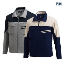 (아트윈 A-735A-736) 남성 통기성 좋은 자켓 유니폼 근무복 점퍼 빅사이즈 M~5XL, A-735 자켓, 2XL