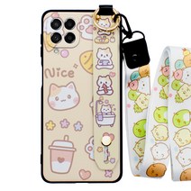 비욘드마켓 갤럭시 퀀텀3 동물 그립톡 목걸이 케이스 M536