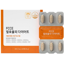 FCCE 발효율피 다이어트 48g, 60정, 8개