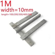 랙기어 1pc 1Mod 1 모듈러스 기어 랙 스틸 10x10x500mm M 17 치아 15 피니언 45 메탈, [05] 10 x 10 x500mm, [01] 10mm