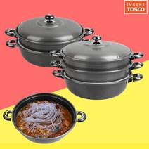 경질 대형 찜기 2단 3단 찜솥 34 38 42 업소용 대용량, 3단 경질 찜솥