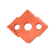 내마모성 R 각도 로케이터 도구 반원 템플릿 사진 프레임 테이블에 효율적인 안전, 04 Orange A