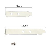 라우터 모뎀 네트워크카드 12cm 8cm 높고 낮은 배플 브래킷 RPSMA 안테나 세트 IPEX MHF4 케이블 M.2 Wifi 카드, High and Low Baffle