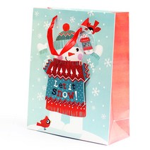 아이스타 크리스마스 선물용 쇼핑백 24종, 05_렛잇스노우 쇼핑백