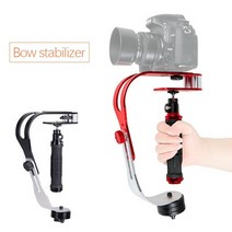 dslr 짐벌 캐논 6dmark2 오막포 디지털 카메라 안정제 합금 alu mini handheld video steadicam mobile dslr 5dii motion dv, 클립이 있는 검정색