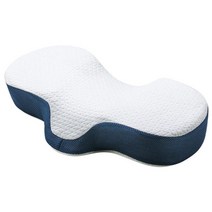 목디스크에 좋은 베개 경추 거북 목 주름 방지 교정 경침 베개 메모리 폼 자궁 경부 윤곽 수면 지퍼 베갯잇 정형 자궁 경부 어깨 통증 완화, 다중