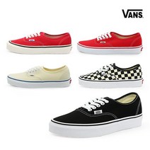 반스(VANS) 반스 어센틱 블랙/아이보리/체커보드/레드/에너하임 5종택일