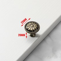 엔틱 앤틱 가구 손잡이 소품 청동 문 손잡이 캐비닛 손잡이 골동품 캐비닛 당겨 옷장, 6041-25mm-b