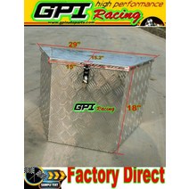 화물차 공구 함 박스 gpi 알루미늄 픽업 트럭 침대 camper tool box tote storage under toolbox underbed trailer, 29x15x18인치, 협력사