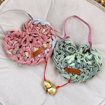 양말목공예 하트 도어벨 만들기