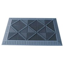 건물 빌딩 입구 매트 먼지털이 깔판 발털이 쿠션 신발, 75cmx150cm그레이 + 퍼플 싱글 브러쉬