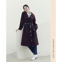 꼼빠니아 루즈하고 롱한기장감으로 떨어지는 실루엣이 멋스러운 고급스러운원단감의 세련된 트렌치코트 바바리