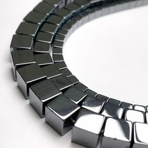 사각 큐브 헤마타이트 원석 천연석 팔찌 만들기 DIY 재료 악세사리 염주 부자재