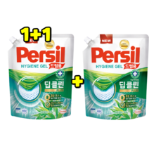 댕Ol몰 1+1 퍼실 하이진젤 딥클린 드럼세탁기용 액상세제 2.1리터