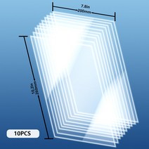 FEP 필름 8.9 인치 260X200X0.15mm ANYCUBIC Mono X 4k 6k Photon M3 Plus Elegoo Saturn 3D 프린터 부품 UV 수지 LCD, [06] 10PCS, 06 260x200x0.15mm 10PCS