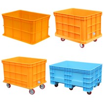 SK플라스틱 점보박스 점보상자 운반구, 점보상자625L(바퀴미포함)측면배출구