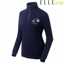 [엘르골프] (여성)여자방풍반집업넥니트_6F83401