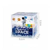 핫토이 산타 랜덤 귀칼 피규어 피규어제작 크루즈 선박 액체 드리프트 병 장식 모래 시계 책상 부동 감압 장난감 선물, [04] Space Cruise S