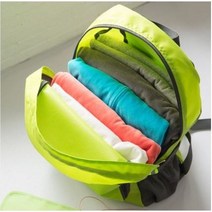 PKFARM 휴대용 미니 접이식가방 방수가방 여행용 등산가방 보조백팩, 1개, 블루