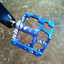 초경량 및 초박형 3 베어링 미끄럼 방지 페달 알루미늄 합금 산악자전거 MTB 아노다이징 로드 바이크 1 쌍, 01 빨간