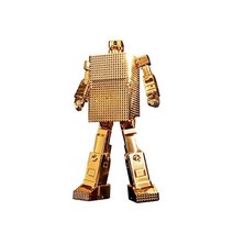 일본직배송 초합금혼 황금전사 골드라이탄 GX-32R 24금 도금 마무리 약 130mm 로보 형태시 ABS PVC 가동 피규어