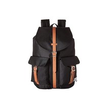 허쉘 Dawson - 블랙 Tan Synthetic Leather 배낭 백팩
