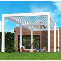 맞춤형 SUNC 방수 루버 지붕 전동 알루미늄 퍼걸라 아치 Arbours Pergolas, 한개옵션0